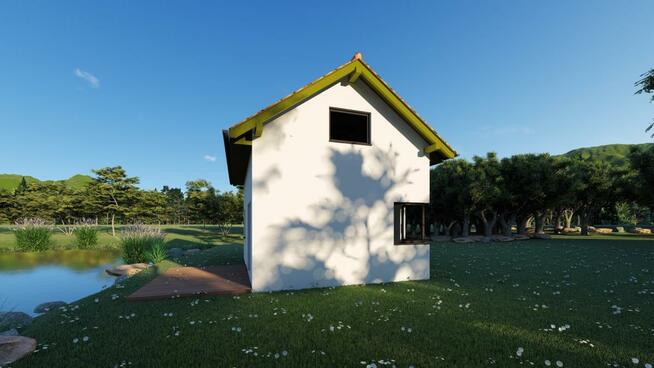 Projekt domu ZG48 - na zgłoszenie (bez pozwolenia)