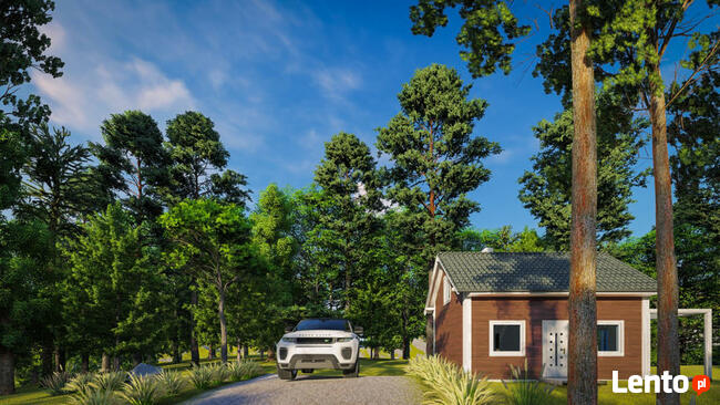 Projekt domu ZG49 - na zgłoszenie (bez pozwolenia)