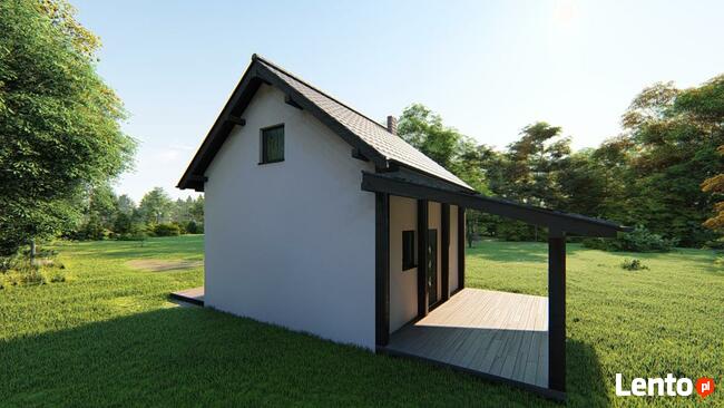 Projekt domu ZG111 - na zgłoszenie (bez pozwolenia)