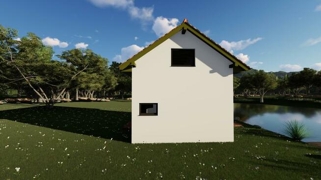 Projekt domu ZG48 - na zgłoszenie (bez pozwolenia)