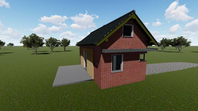 Projekt domu ZG75 - na zgłoszenie (5m na ROD)