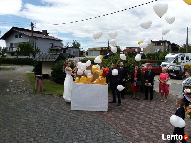 Pudło z balonami na wesele, dowóz gratis na śląsku