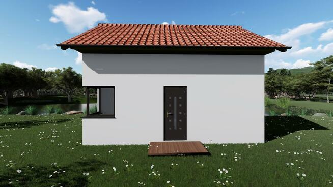 Projekt domu ZG48 - na zgłoszenie (bez pozwolenia)