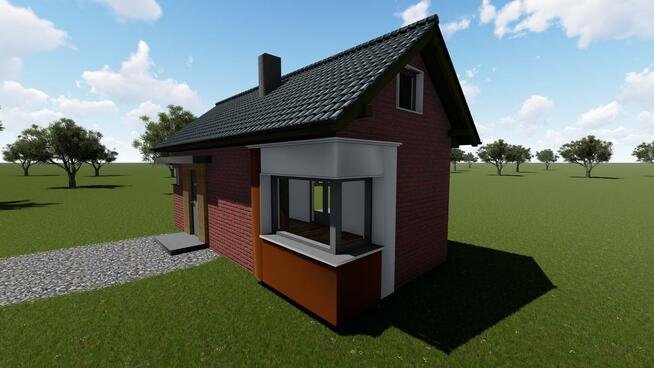 Projekt domu ZG75 - na zgłoszenie (5m na ROD)