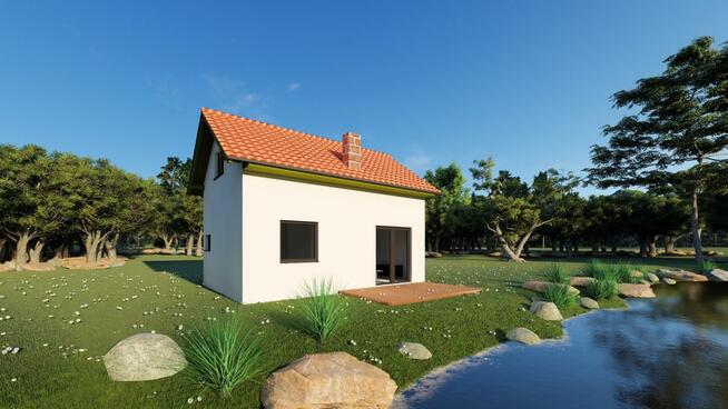 Projekt domu ZG48 - na zgłoszenie (bez pozwolenia)