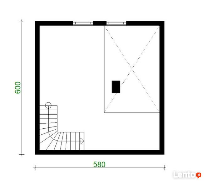 Projekt domu ZG112 - na zgłoszenie z antresolą