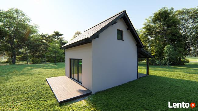 Projekt domu ZG111 - na zgłoszenie (bez pozwolenia)