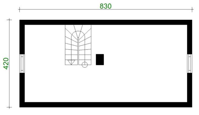 Projekt domu ZG83 - na zgłoszenie z poddaszem