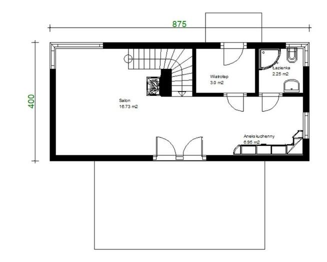 Projekt domu ZG70 - na zgłoszenie z poddaszem