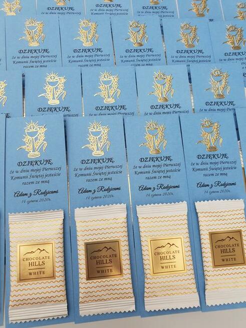 Upominki podziękowania dla gości I Komunia Święta