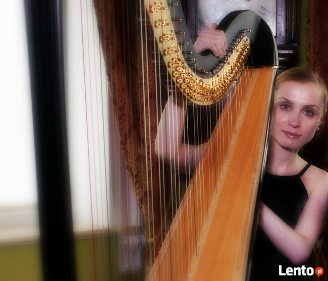 harfistka harfa na slub, event firmowy