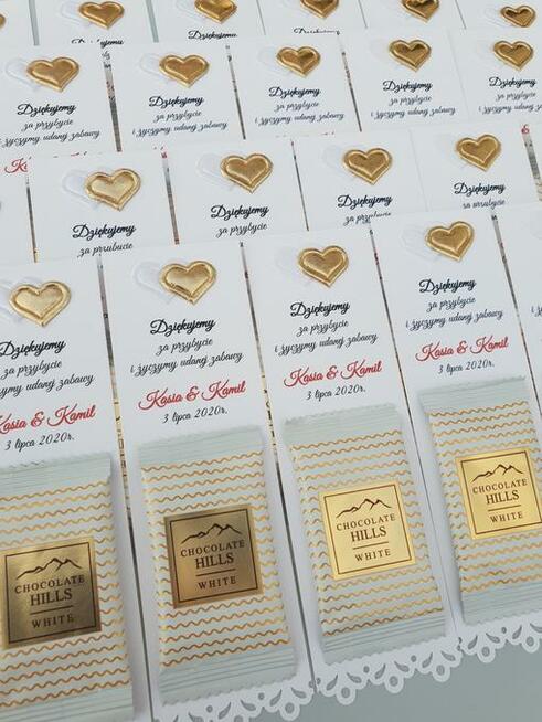 Upominki podziękowania dla gości weselnych