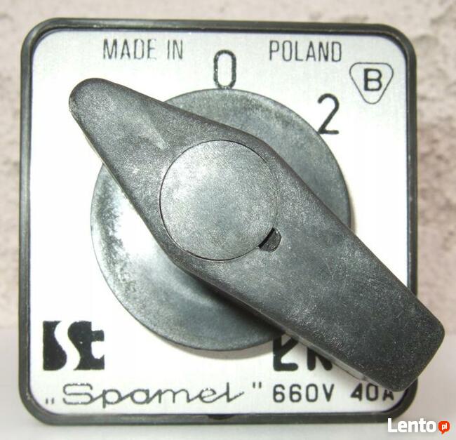SPAMEL ŁĄCZNIK WYŁĄCZNIK WARSTWOWY KRZYWKOWY ŁK 40