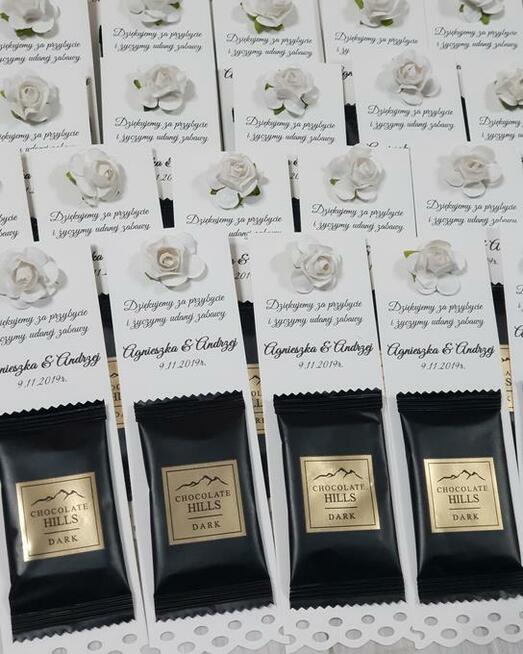 Upominki podziękowania dla gości weselnych
