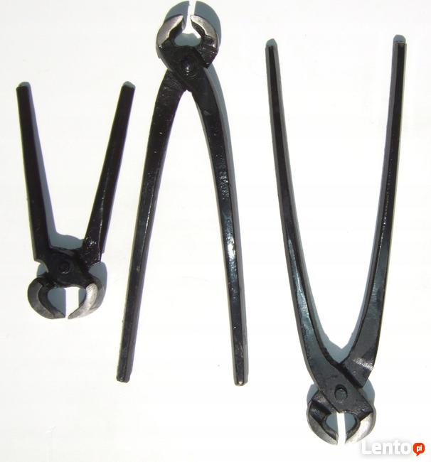 OBCĘGI DO GWOŹDZI KUŹNIA Typ RSCa 125mm RĘCZNE KUTE NIE UŻYW