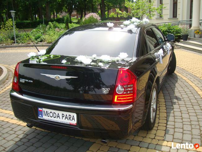 Auto, Limuzyna do ślubu. Chrysler 300C. SZCZECIN.