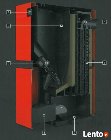 Kocioł c.o. na pellet KALVIS K8-16 DG klasa 5 compact