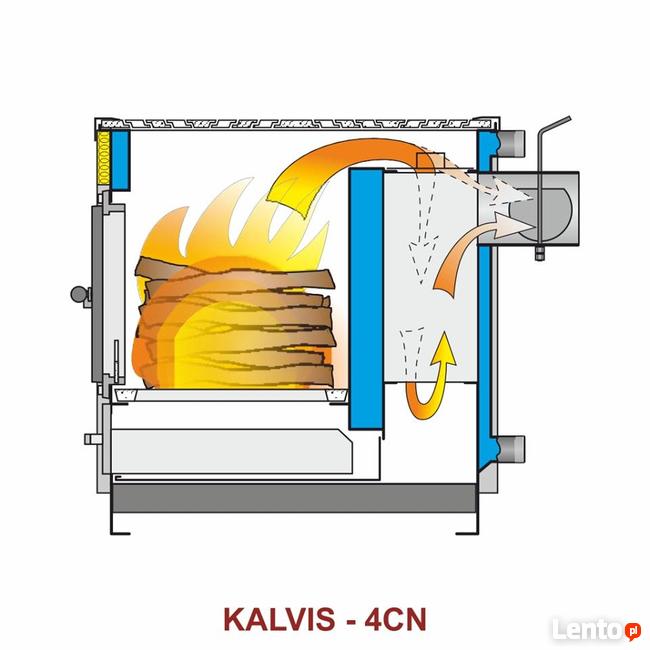 Kuchnia węglowa i kocioł c.o. Kalvis 4 CN