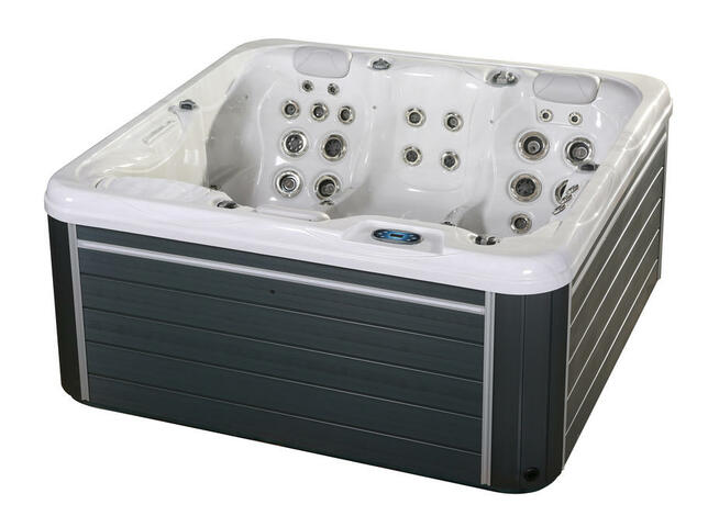 Nowa luksusowa wanna ogrodowa z hydromasażem, jacuzzi SPA