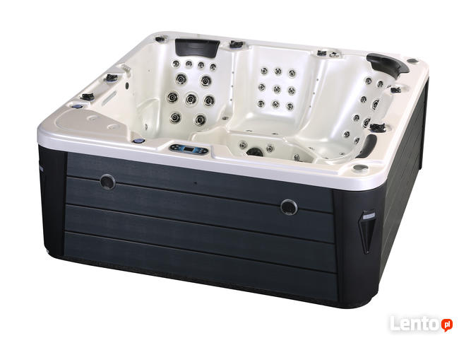Nowa luksusowa wanna ogrodowa z hydromasażem, jacuzzi SPA