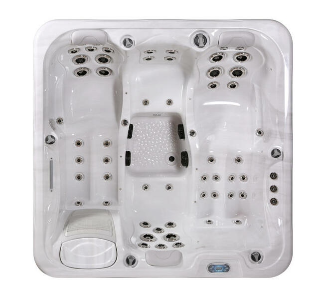 Nowa luksusowa wanna ogrodowa z hydromasażem, jacuzzi SPA