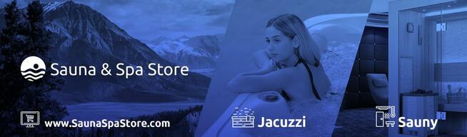 Nowa luksusowa wanna ogrodowa z hydromasażem, jacuzzi SPA