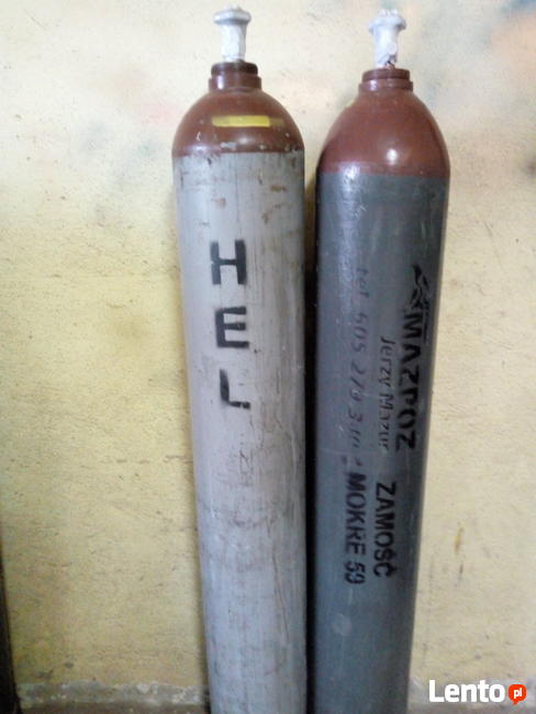 Hel, butla z helem, nabijanie balonów, Mokre k./Zamość