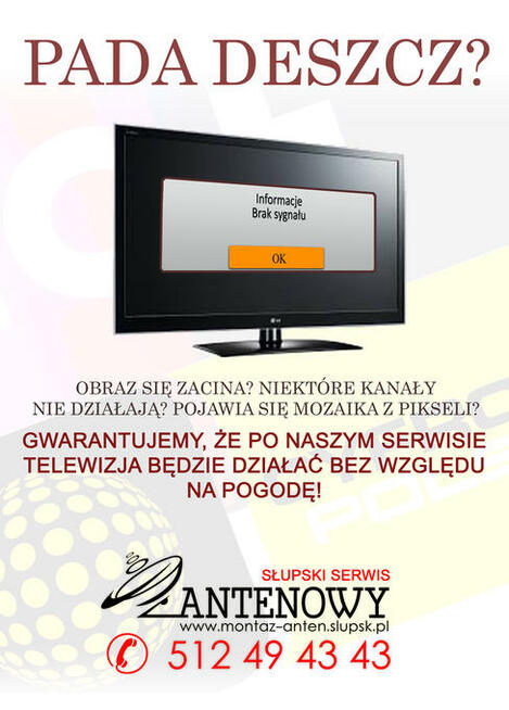 Montaż Ustawianie Anten Regulacja Naprawa Sygnału