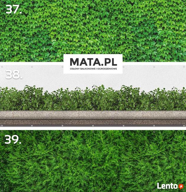 Maty balkonowe. Maty osłonowe na taras, ogródek działkowy
