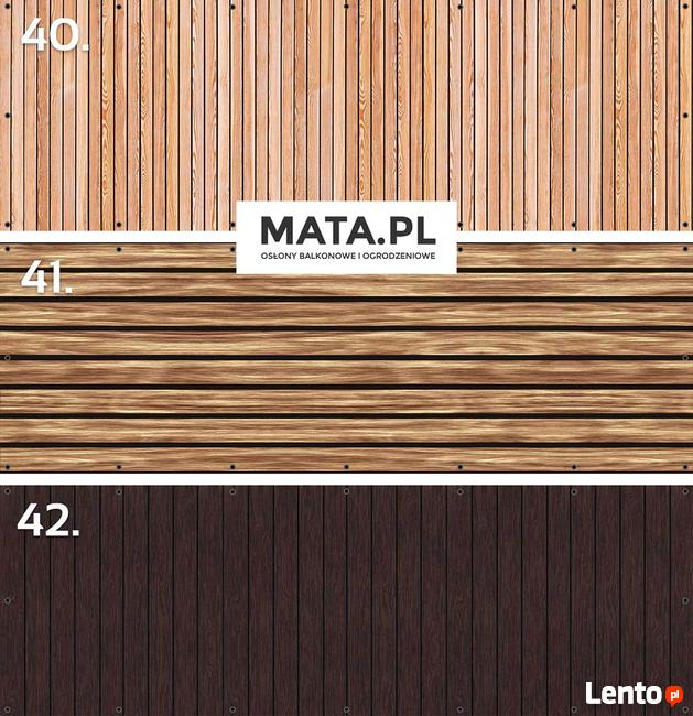 Maty balkonowe. Maty osłonowe na taras, ogródek działkowy