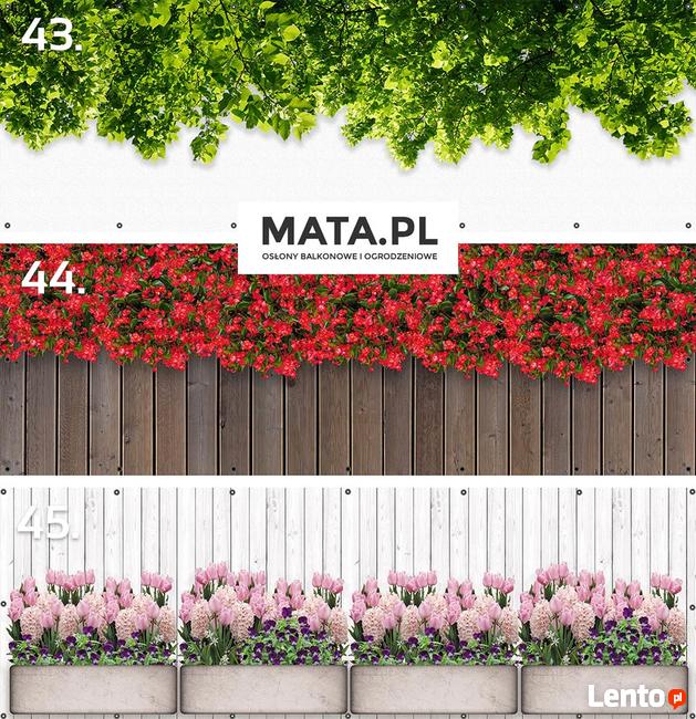 Maty balkonowe. Maty osłonowe na taras, ogródek działkowy