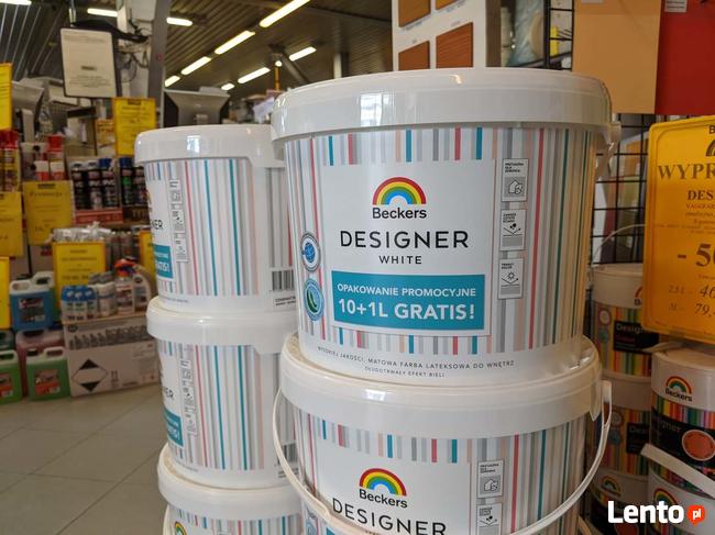 Farba do ścian i sufitów Beckers Designer White w promocji