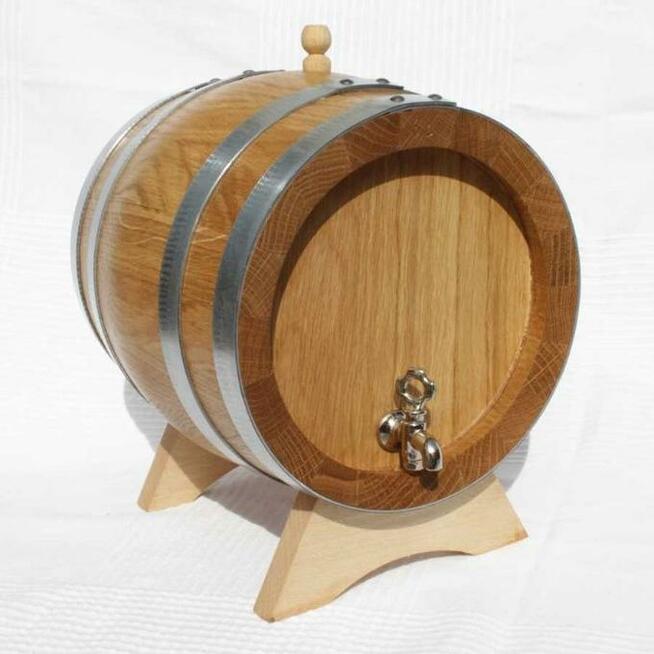 Beczka dębowa 5 litrów - Idealna na stół Weselny lub