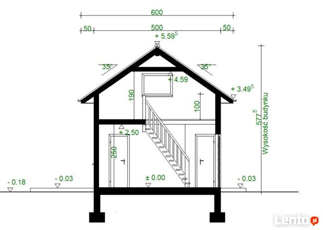 Projekt domu ZG46 - na zgłoszenie z antresolą