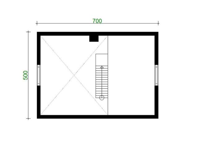 Projekt domu ZG46 - na zgłoszenie z antresolą