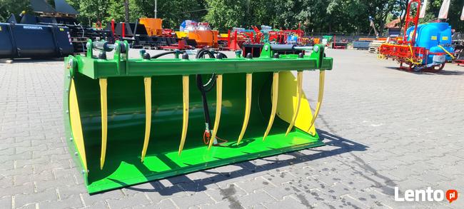 szuflo krokodyl łyżko krokodyl widły widła zęby JOHN DEERE