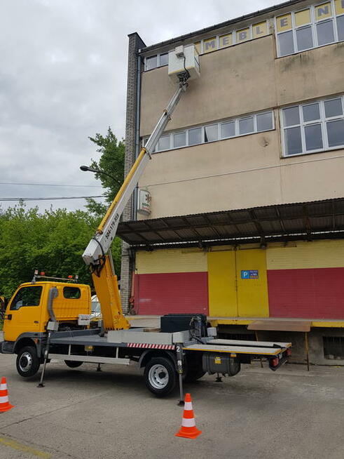 Podnośnik koszowy Kraków 16m i 18 m. Zwyżka Kraków