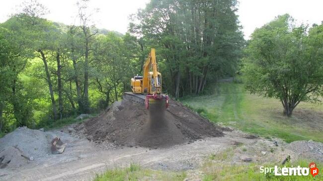 Łyżka przesiewająca do koparki 10-20 ton torf ziemia humus