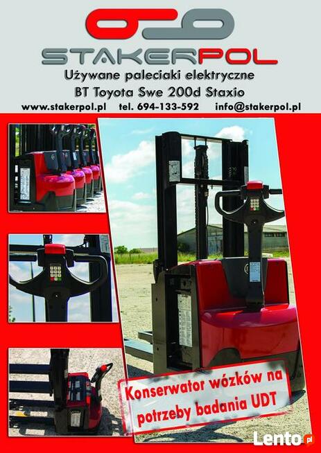 Toyota BT SWE 200d 2016 paleciak elektryczny