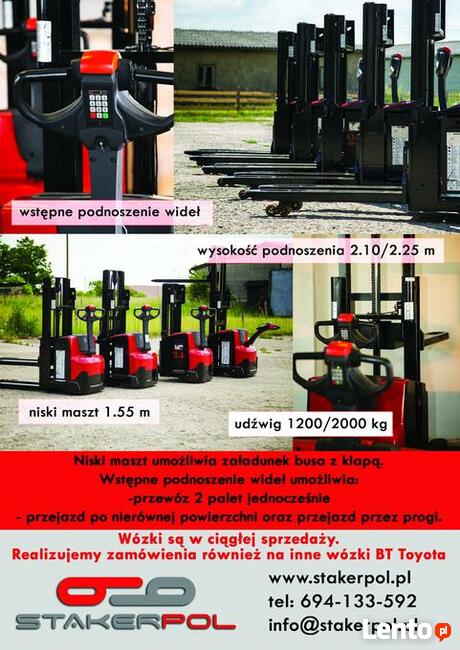 Toyota BT SWE 200d 2016 paleciak elektryczny