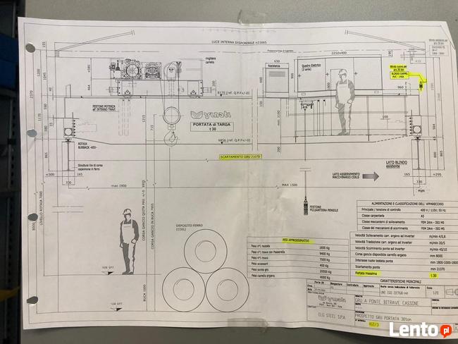 suwnice pomostowe 20, 30, 40 ton