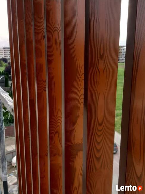 Malowanie proszkowe imitacja deski