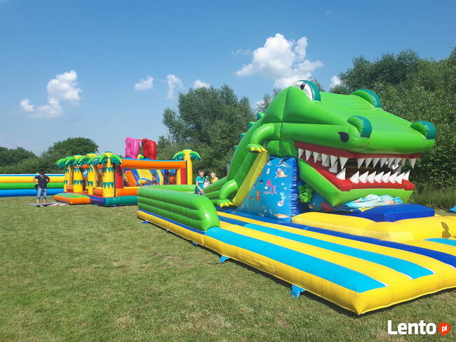 dmuchańce, zjeżdżalnia