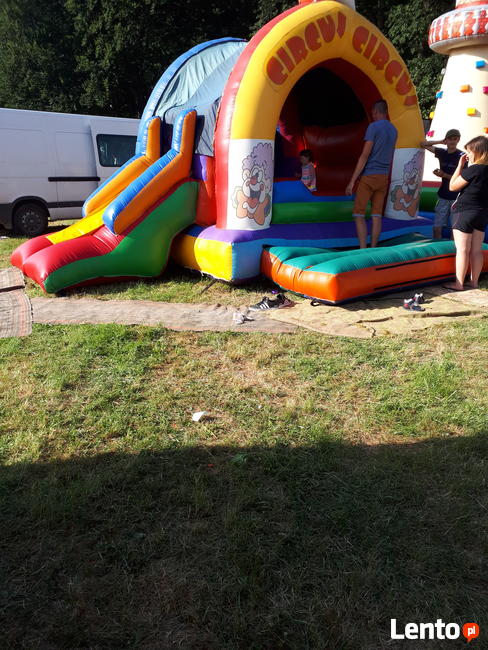 dmuchańce, zjeżdżalnia