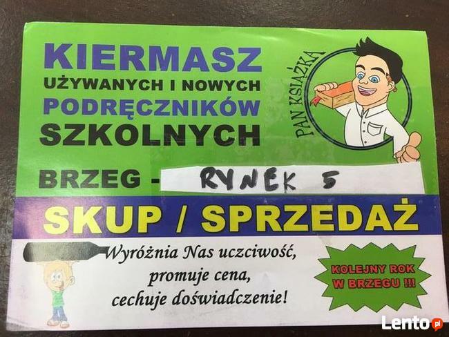 PODRĘCZNIKI SZKOLNE NOWE I UŻYWANE-SKUP/SPRZEDAŻ