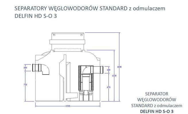 Separator węglowodorów DELFIN HD S-0 3 z odmulaczem