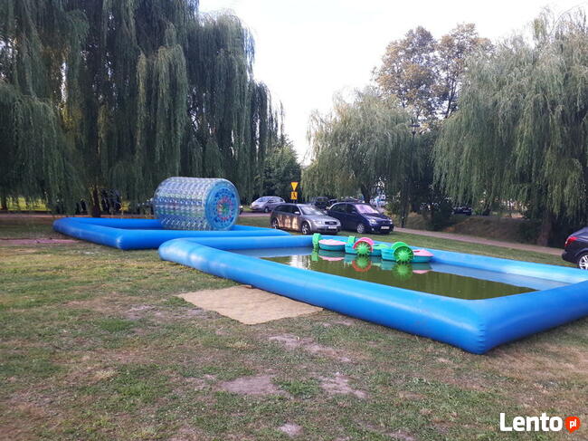 dmuchańce, zjeżdżalnia