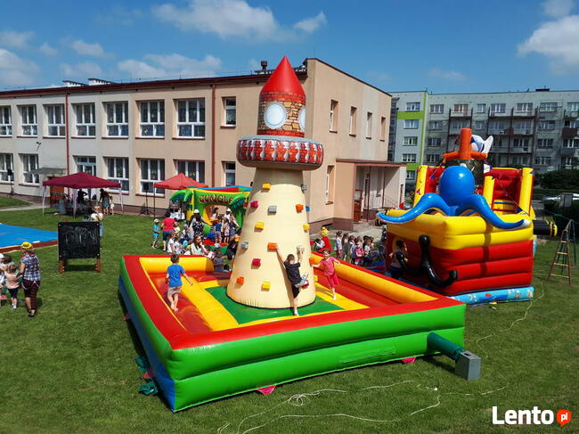 dmuchańce, zjeżdżalnia