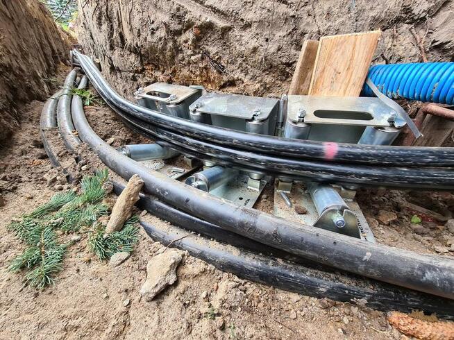 Rolka kablowa kątowa do kabli, rolki kablowe, narożne NEW