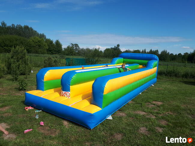 dmuchańce, zjeżdżalnia